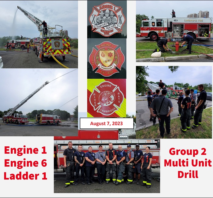 Multi Unit Drill - Engine 1, Engine 6, Ladder 1 - group 2