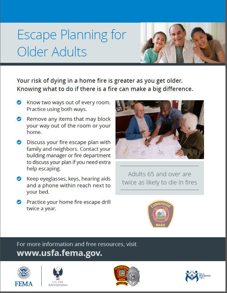 Escape planning for older adults