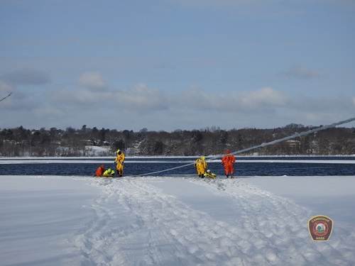Surface Ice Rescue training - group 3 - 14Feb2022