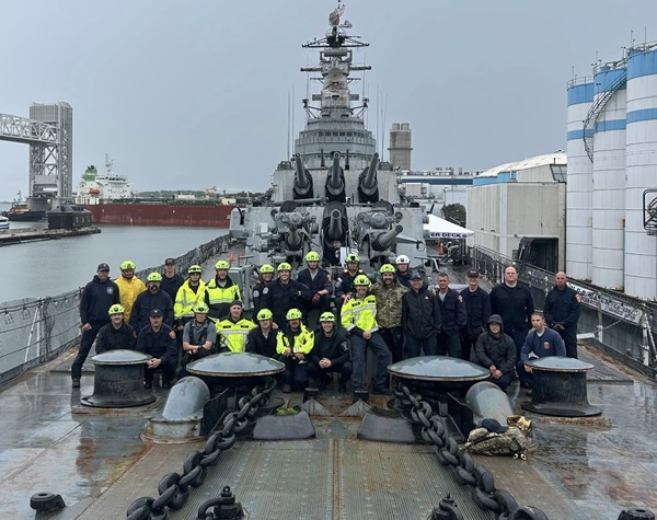 USS Salem Tech Rescue Ex - 8 Oct 2025 - group