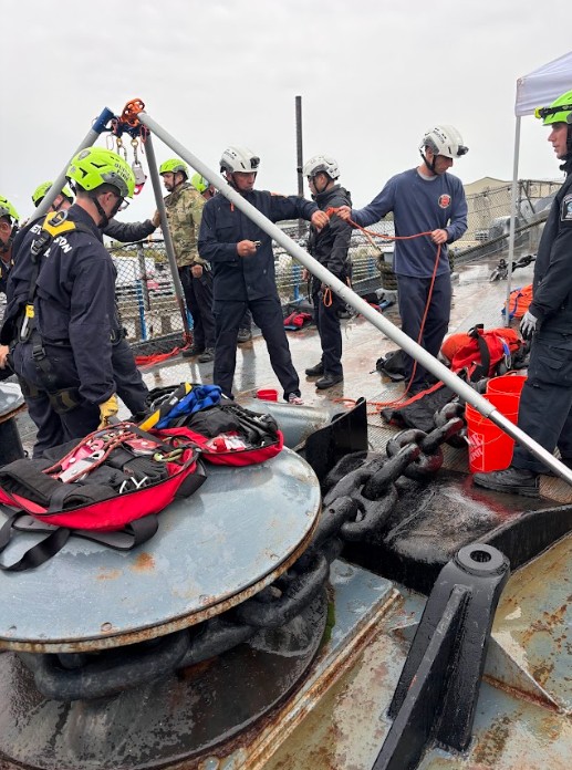 USS Salem Tech Rescue Ex - 8 Oct 2025 - 4