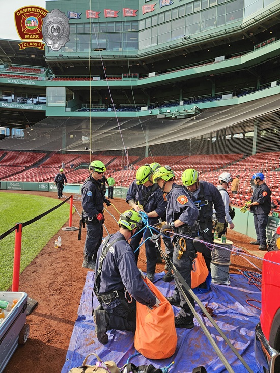 Tech Resq exercise - Fenway Park 12Sep2024 - ropes 1