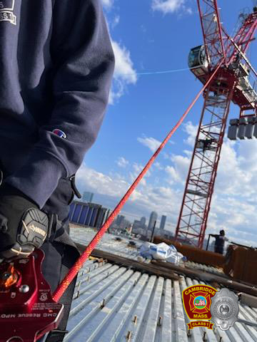 Tower crane rescue training 4