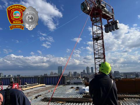 Tower crane rescue training 3