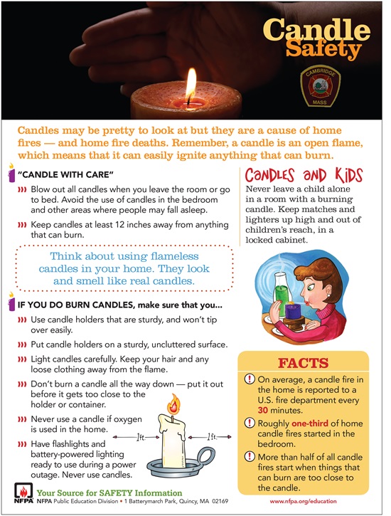 Candle safety