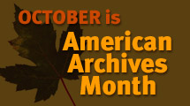 logo for American Archives Month