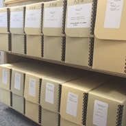 CHC archival collection boxes