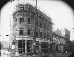 Photograph of 1-7 JFK (Boylston) Street under construction - photo #4167 from the Boston Elevated Collection