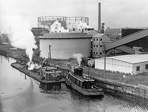 photo of the Broad Canal in 1951