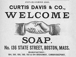 1897 advertisement for Curtis Davis and Co. soap