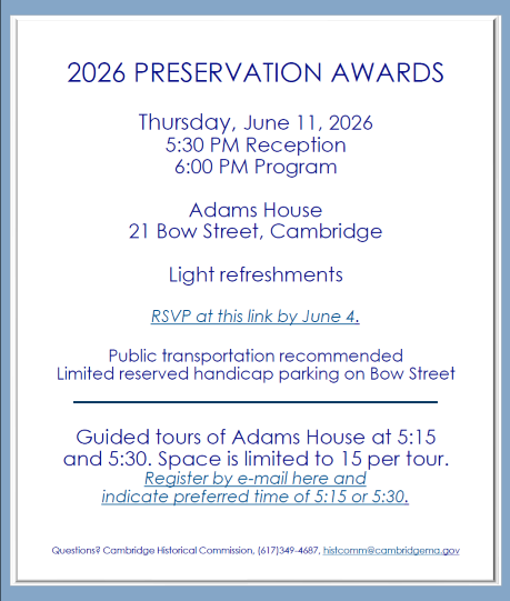preservation awards 2026 invitation page two