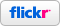 flickr logo in white box