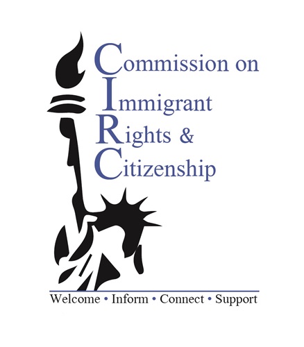 Commission on Immigrant Rights & Citizenship Logo