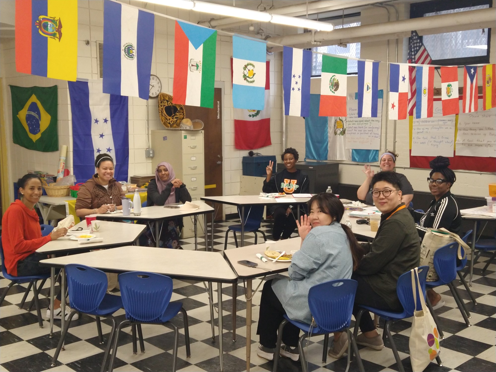 CET Outreach Workers engage with community members at a networking event