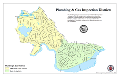 Plumbing Gas Districts Map