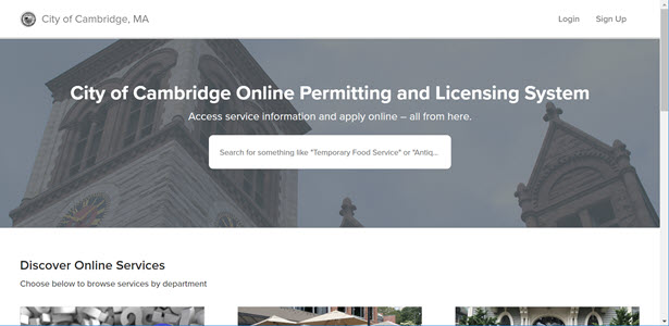 online permitting