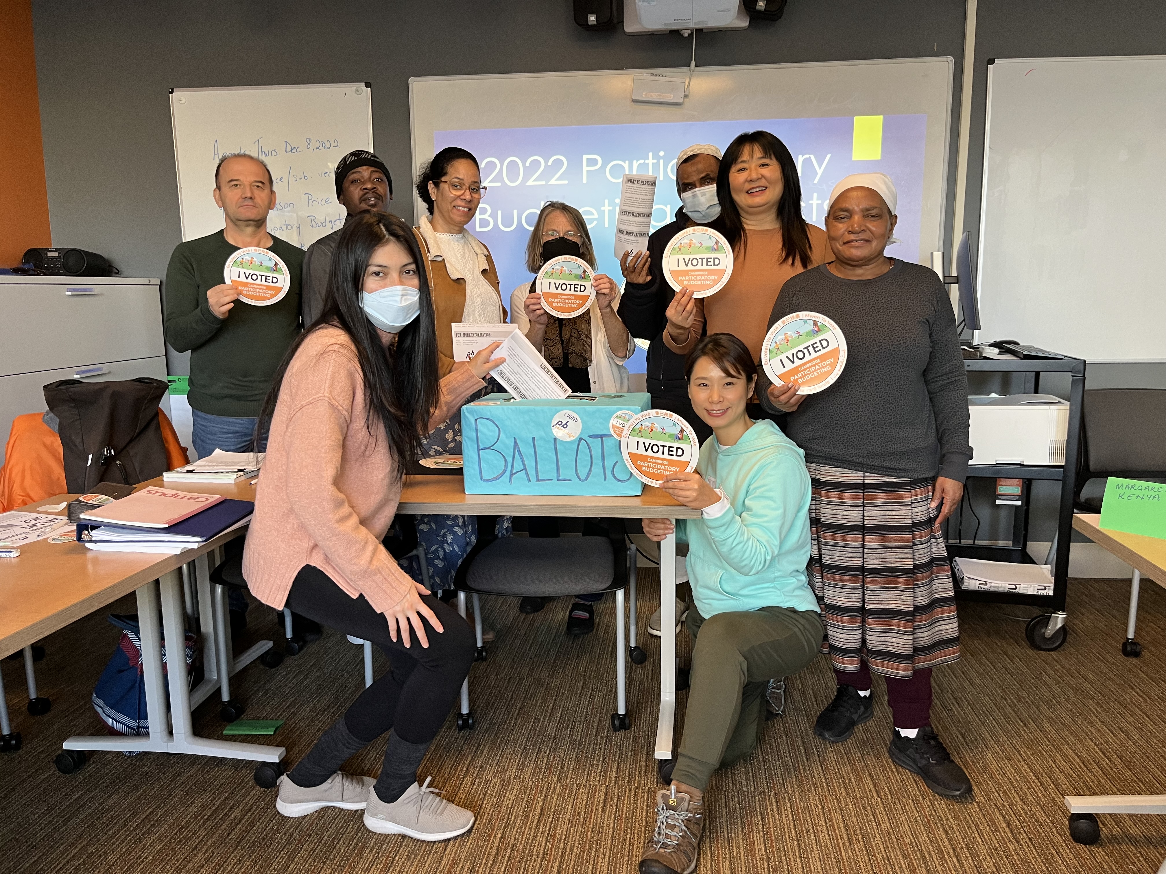 Participatory budgeting volunteers