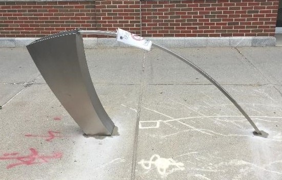 An example of a public art bike rack