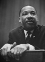 A headshot of Martin Luther King
