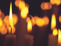 Image of lit candles