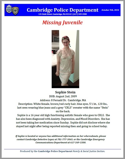 CPD Seeks Assistance Locating Missing Juvenile