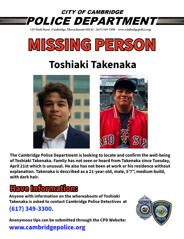 Takenaka Missing Person