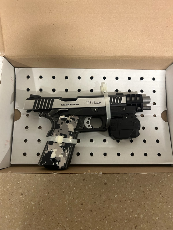 gun recovered during arrest