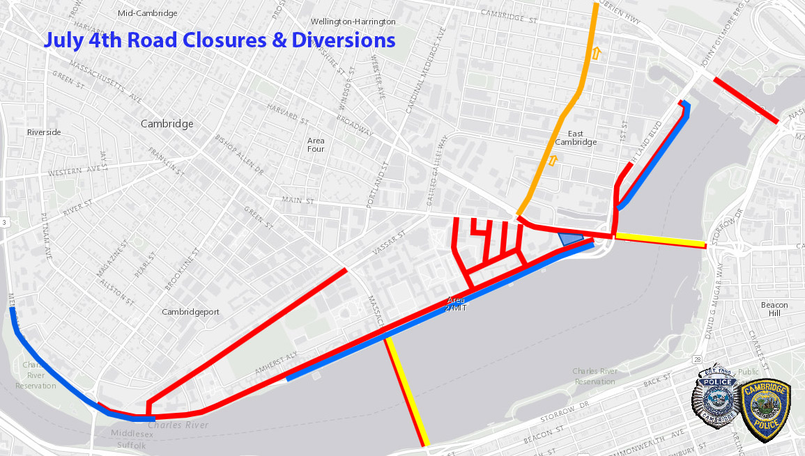 July 2nd 3rd and 4th on the Esplanade Road Closures and Other Traffic Information July 2nd 3rd and 4th on the Esplanade Road Closures and Other Traffic Information