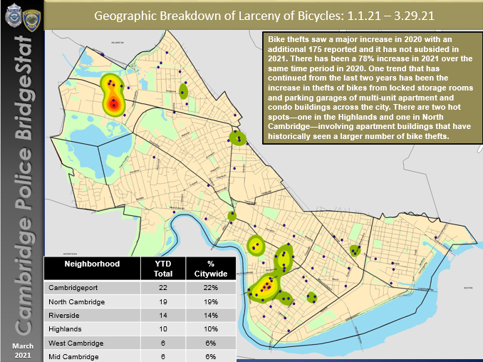 BridgeStat Bike Thefts Map