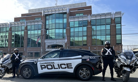 The Cambridge Police Department has added its first all-electric vehicle to its service fleet in support of the City's Clean Fleet Initiative and Climate Action Plan (CAP).
