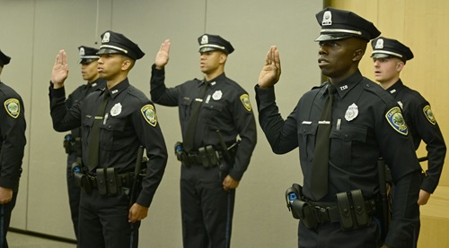 Cambridge-Northeastern Police Academy Graduation and Swearing-In Officers