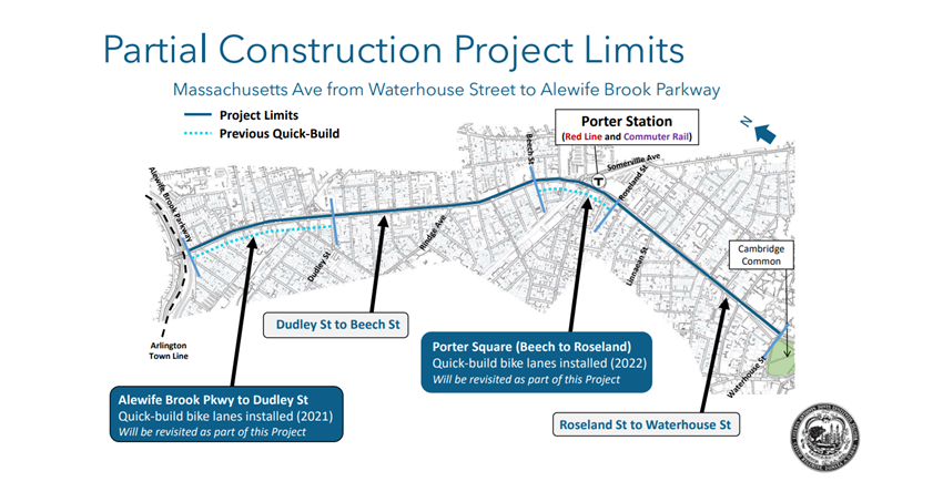 Mass Ave Partial Construction Schedule Image