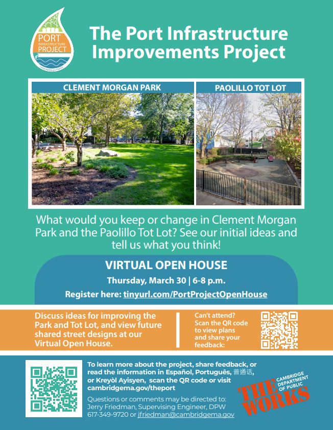 Port Infrastructure Virtual Open House Flyer