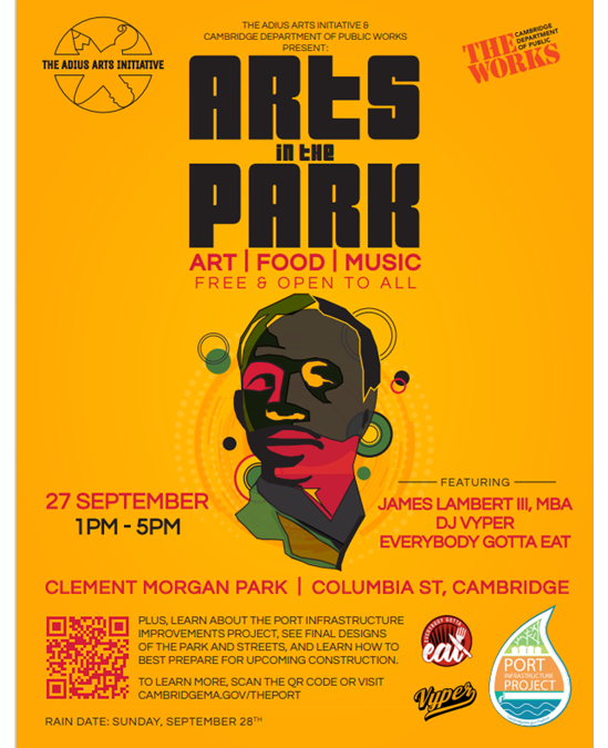 Arts in the Park Flyer 2025