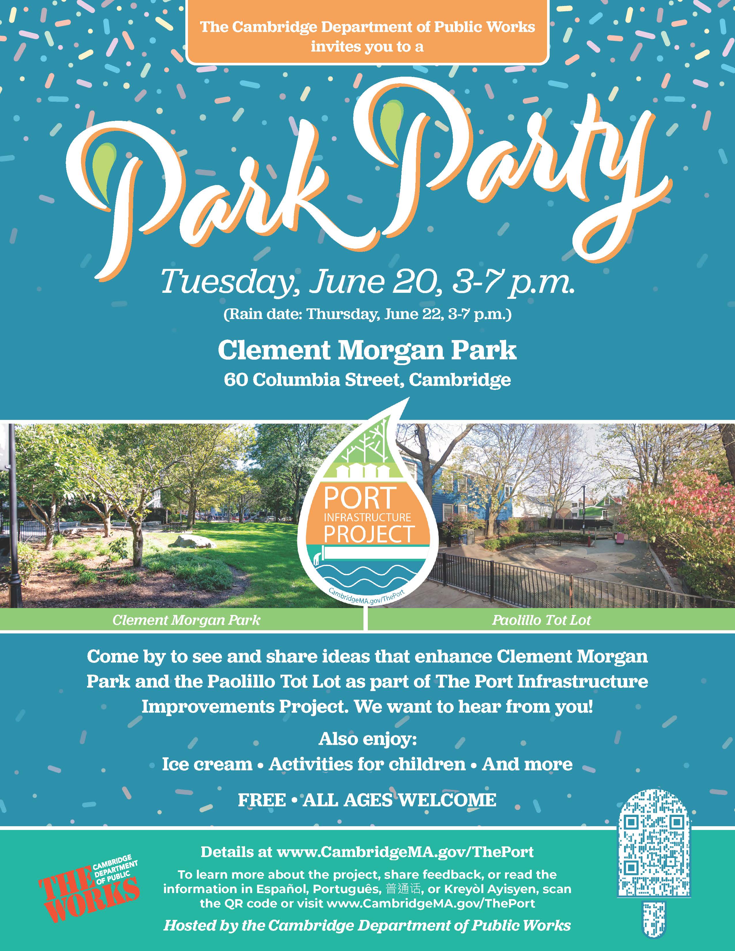 The Port Infrastructure Improvements Project is Hosting a Park