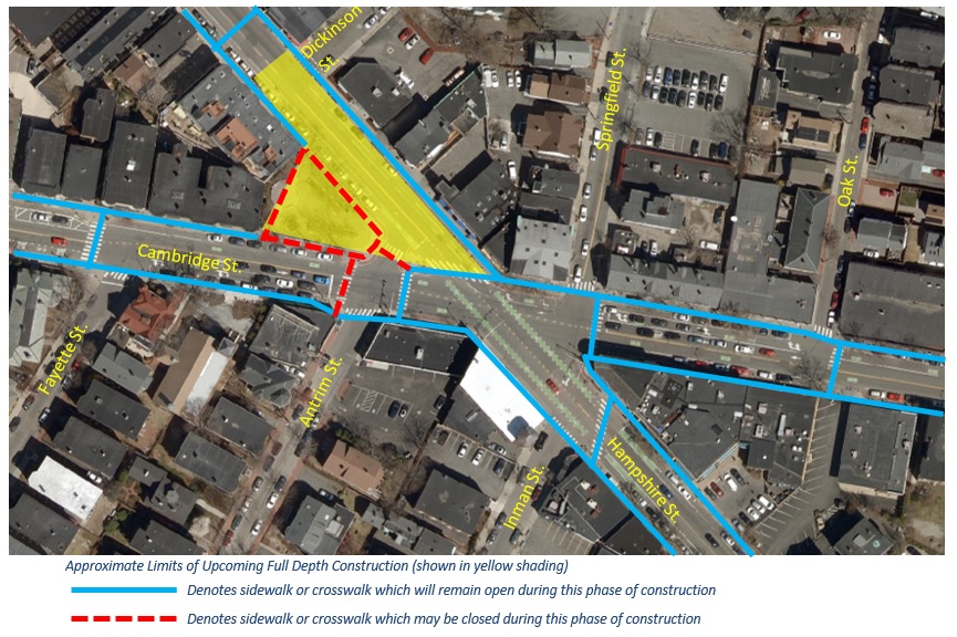 Map of Hampshire Street