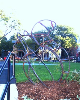 Sculpture at Squirrel Brand Park