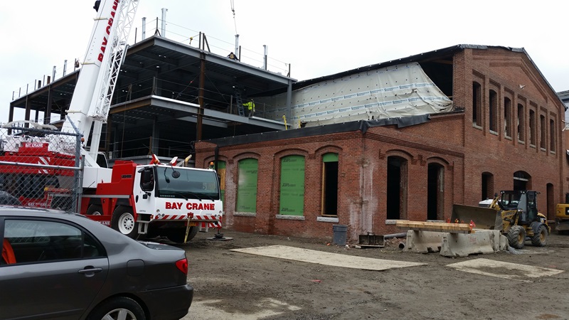 Exterior Construction at The Foundry