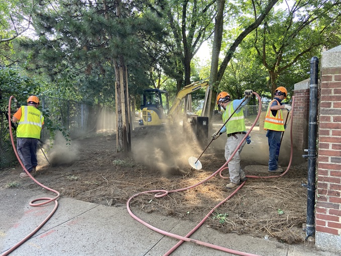 Linear Park Construction