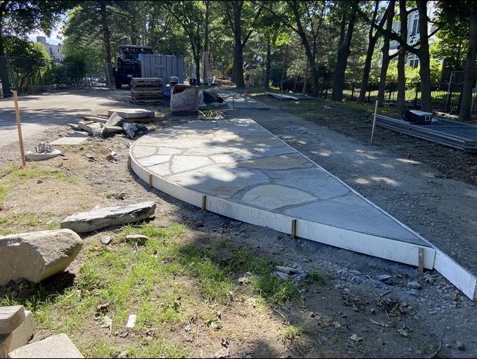 Flagstone Installation