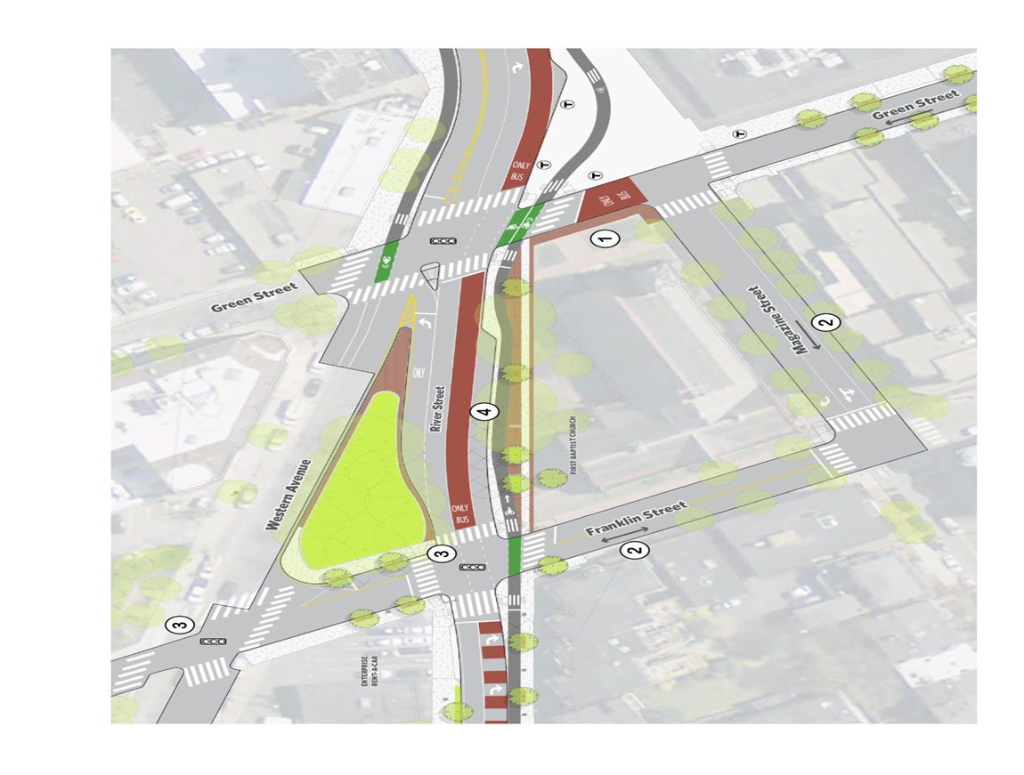 New Traffic Pattern River St Project