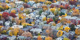 Aerial photo of Mid-Cambridge