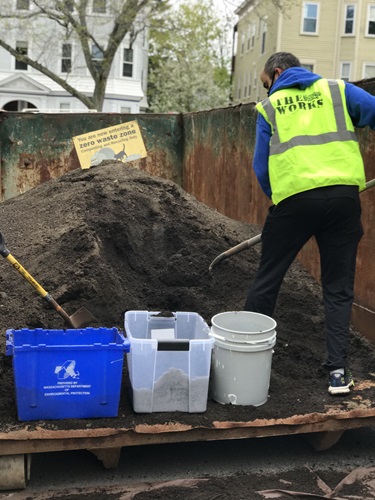 Image of Finished Compost from City of Cambridge Yard Waste Program