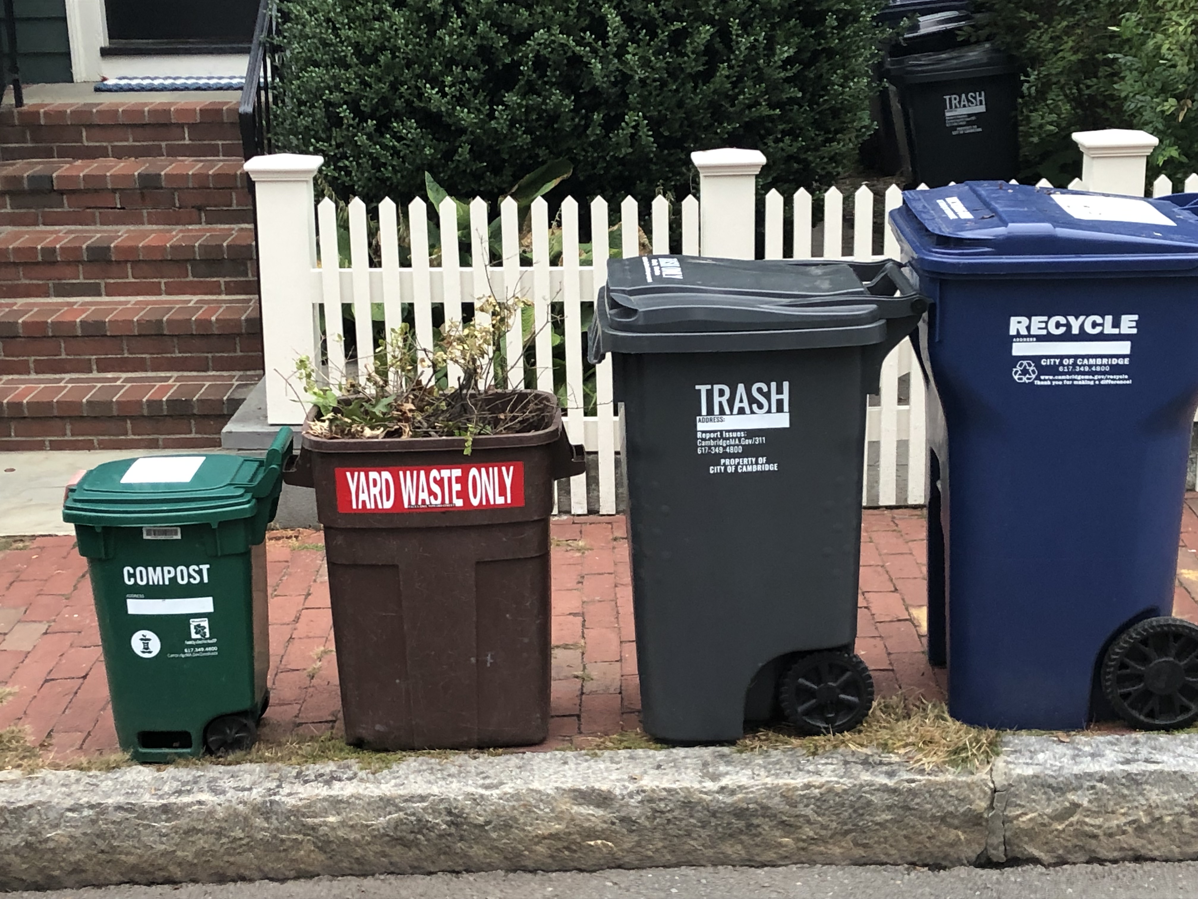 Collecting Leaves for Yard Waste Pickup Helps Protect Waterways and