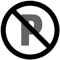 No Parking symbol