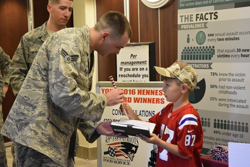 Servicemember and Kid