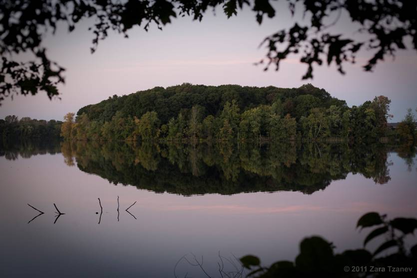sunset over Kingsley