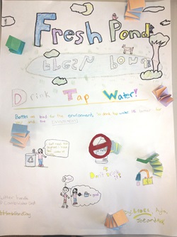 Tap Water Poster made by students in the Montessori School Upper Elementary Class, Spring 2013.