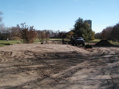 golf tee construction photo