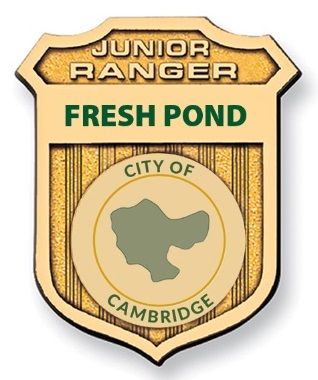 A Fresh Pond Junior Ranger Badge